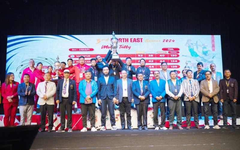 Manipur Claims Hat Trick Victory In 3rd North East Games 2024