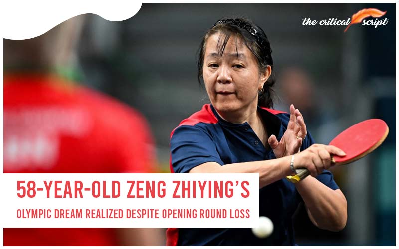 58-Year-Old Zeng Zhiying’s Olympic Dream Realized Despite Opening Round Loss